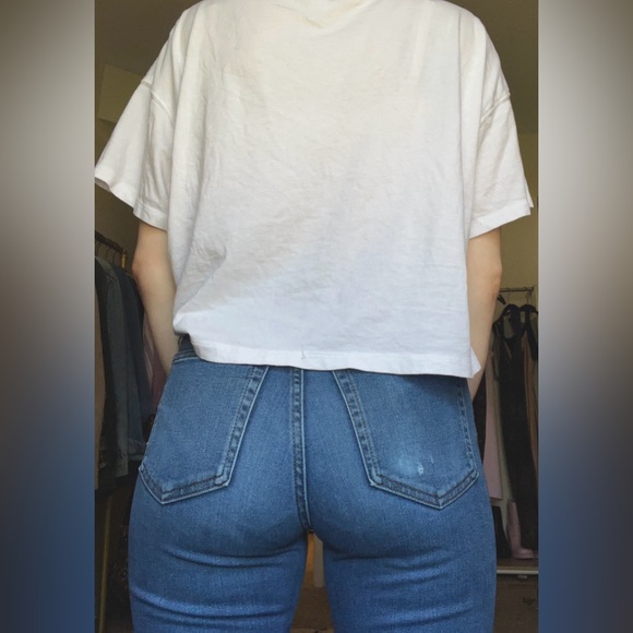 Everlane Authentic Stretch High-Rise Skinny - medium wash - Picture 2 of 6